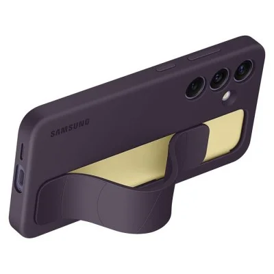 Cover Samsung S24 Standing Grip Case - Dark Violet